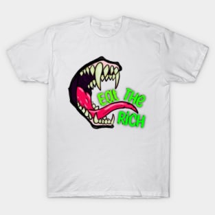 Eat The Rich Monster Nom T-Shirt